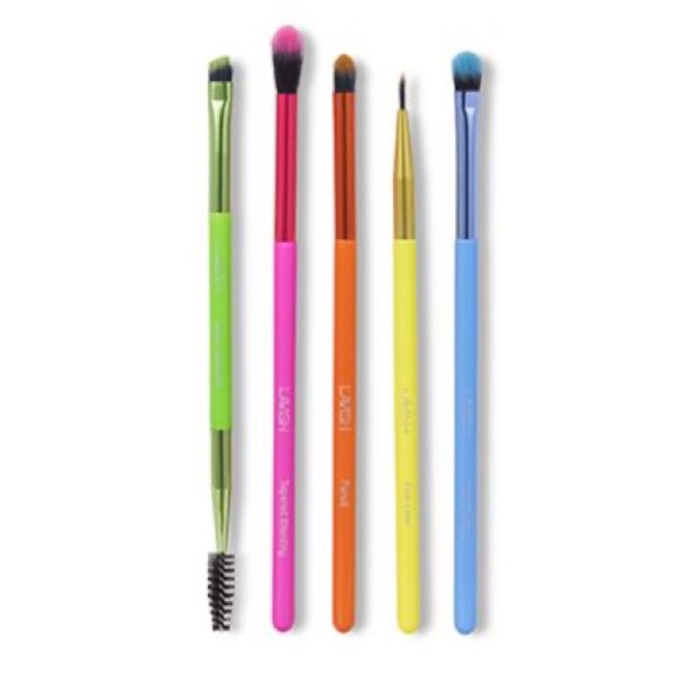 LAVISH 5 Piece Neon Eye Brush Set